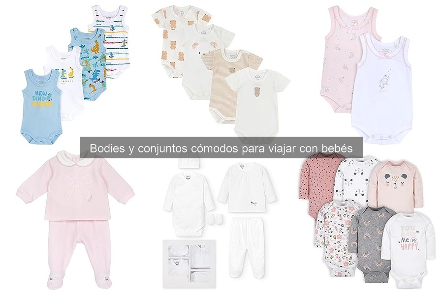 Los mejores bodies para viajar cómodamente con bebés