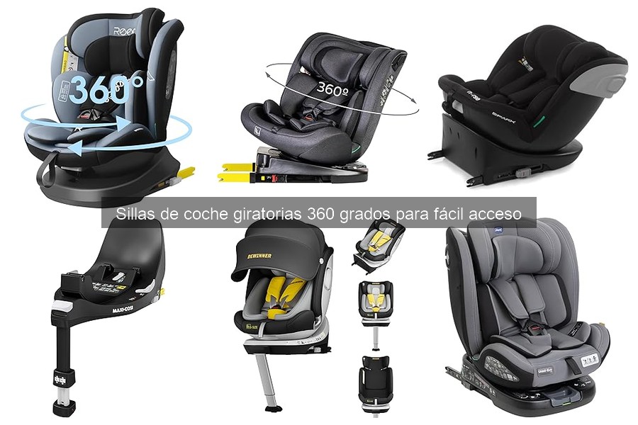 Mantenimiento y cuidado de sillas de coche giratorias 360°