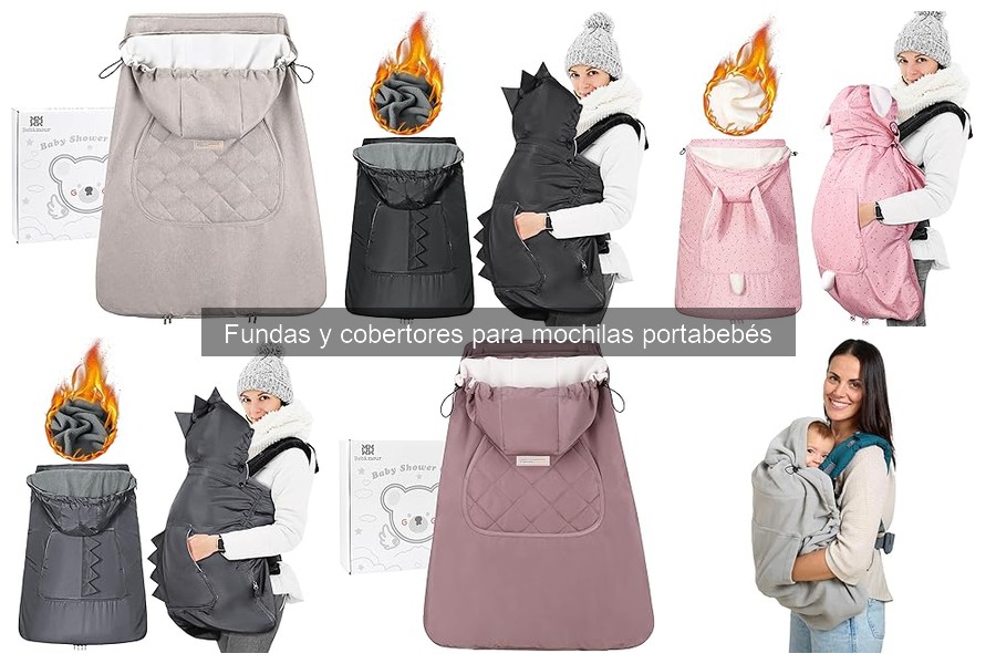 Mantenimiento y limpieza de fundas de mochilas portabebés