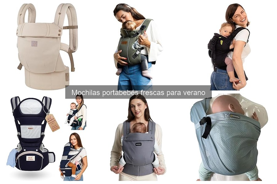 ** Materiales ideales para mochilas portabebés frescas en verano