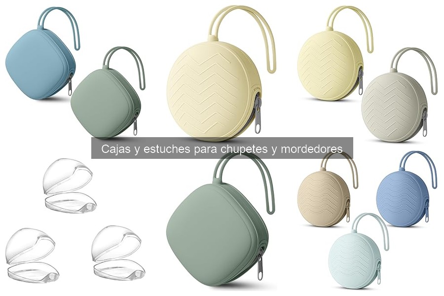 Materiales seguros para estuches de chupetes y mordedores