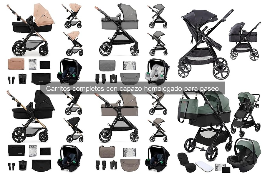 Mejores accesorios para carritos completos con capazo homologado