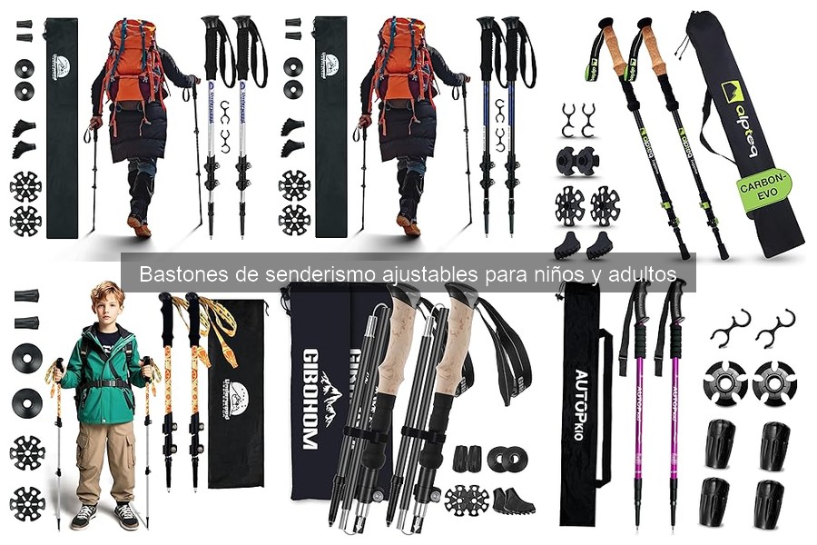 Mejores bastones de senderismo para niños según opiniones