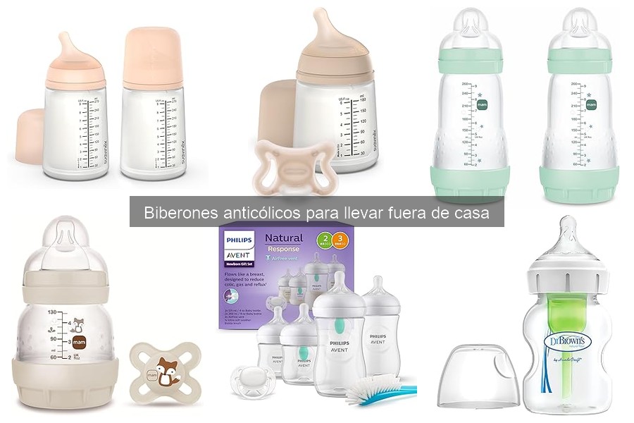 Mejores biberones anticólicos para viajar con bebé