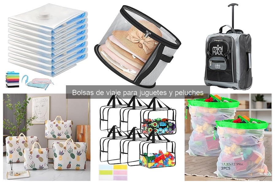 Mejores bolsas de viaje para juguetes y peluches en avión
