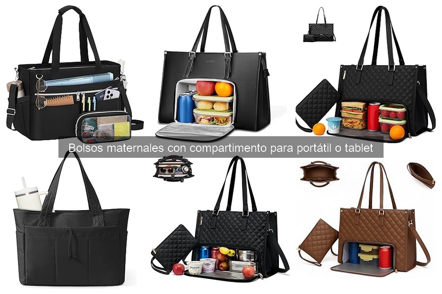 Mejores bolsos maternales con compartimento para portátil