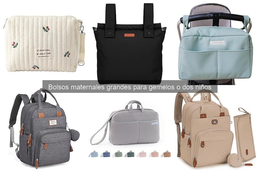 Mejores bolsos maternales grandes para gemelos en 2023