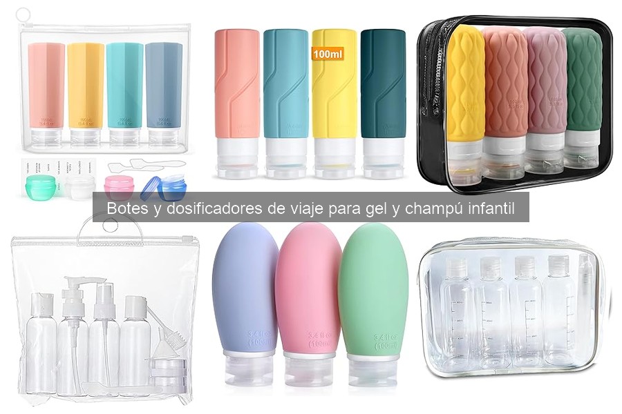 Mejores botes y dosificadores de viaje para gel infantil 2023