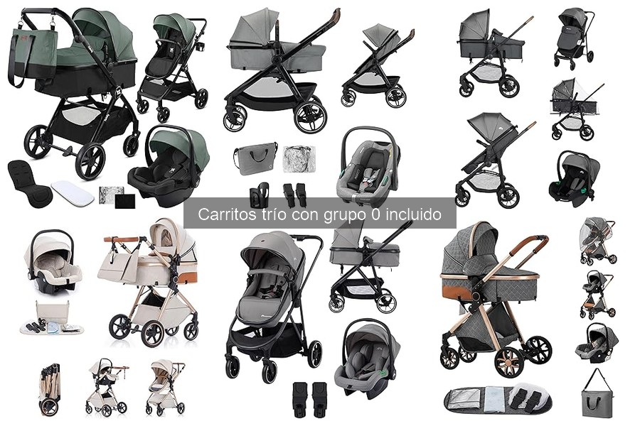 Mejores carritos trío con grupo 0 para salir con bebés