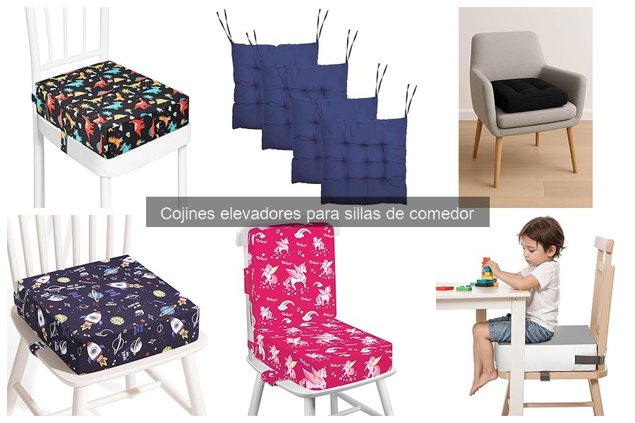 Mejores cojines elevadores para sillas de comedor 2023