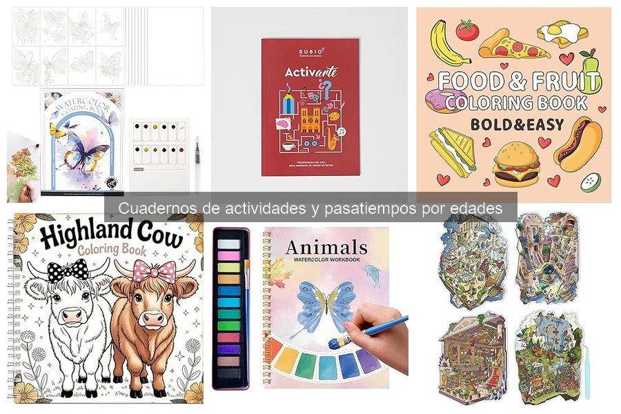 Mejores cuadernos de actividades para vacaciones en familia