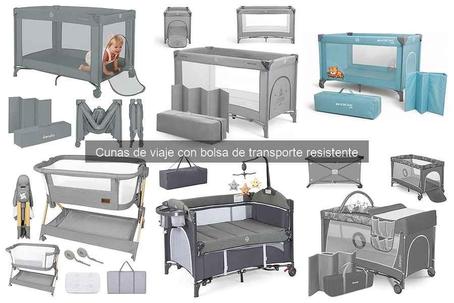 Mejores cunas de viaje con bolsa para familias que vuelan