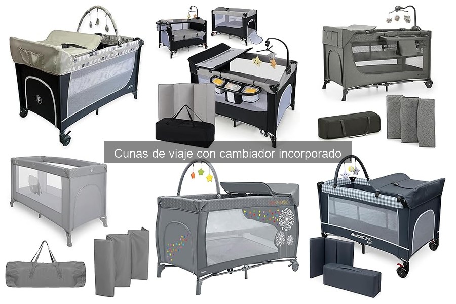 Mejores cunas de viaje con cambiador para viajes largos