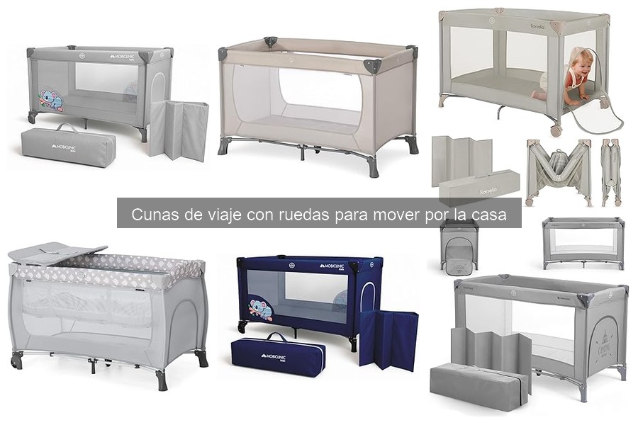 Mejores cunas de viaje con ruedas para bebés en 2023