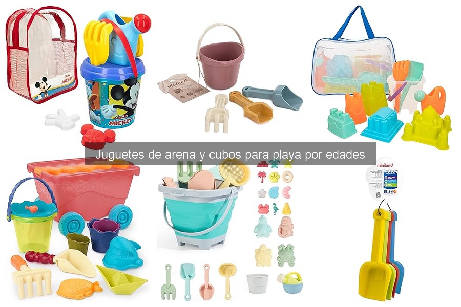 Mejores juguetes de arena para bebés: seguros y divertidos