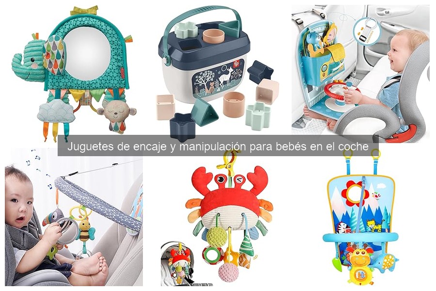 Mejores juguetes de encaje para entretener a bebés en el coche