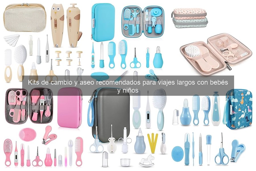 Mejores kits de cambio y aseo para viajar con niños