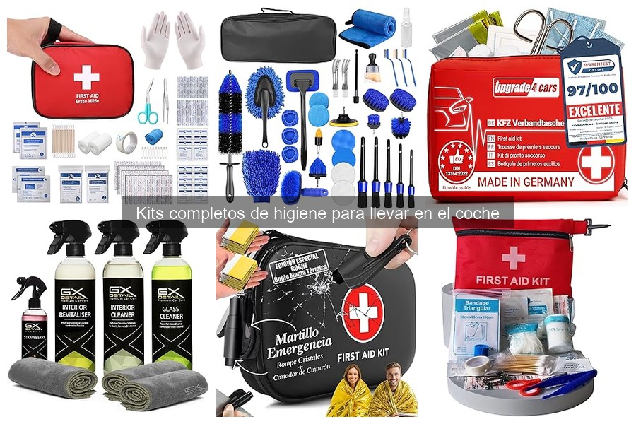 Mejores kits de higiene para viajar con bebés en coche