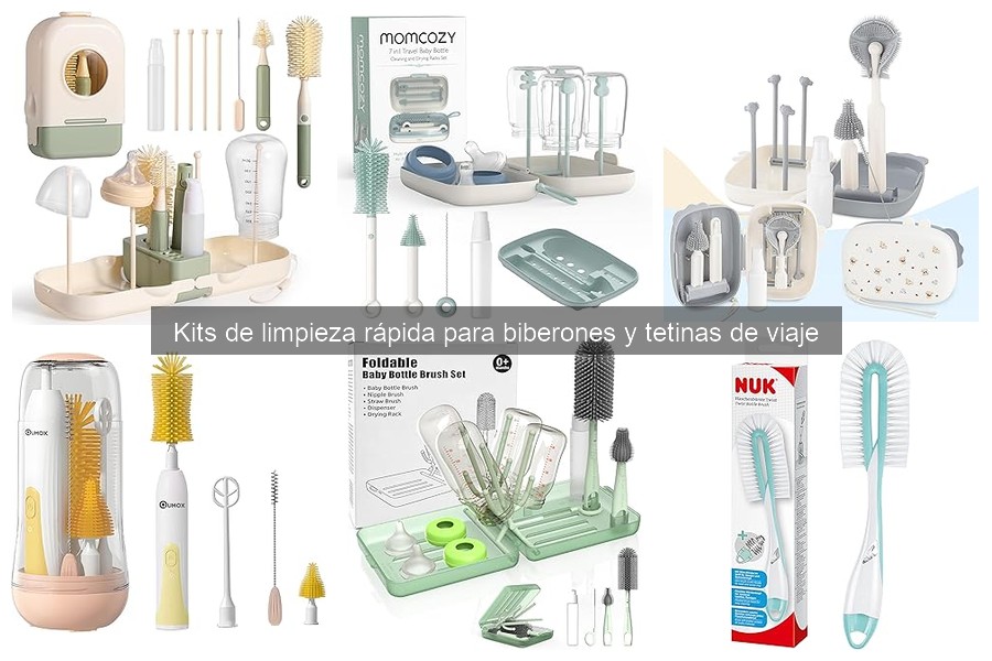 Mejores kits de limpieza rápida para biberones y tetinas