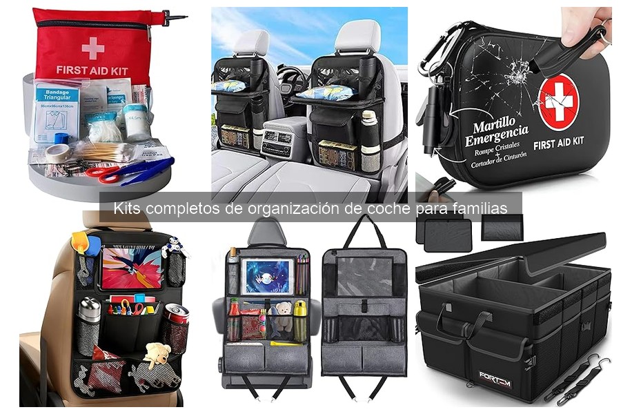 Mejores kits de organización de coche para familias en 2023