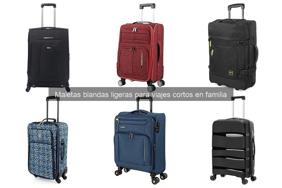 Mejores maletas blandas ligeras para viajar en familia