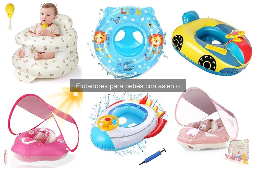 Mejores marcas de flotadores para bebés con asiento