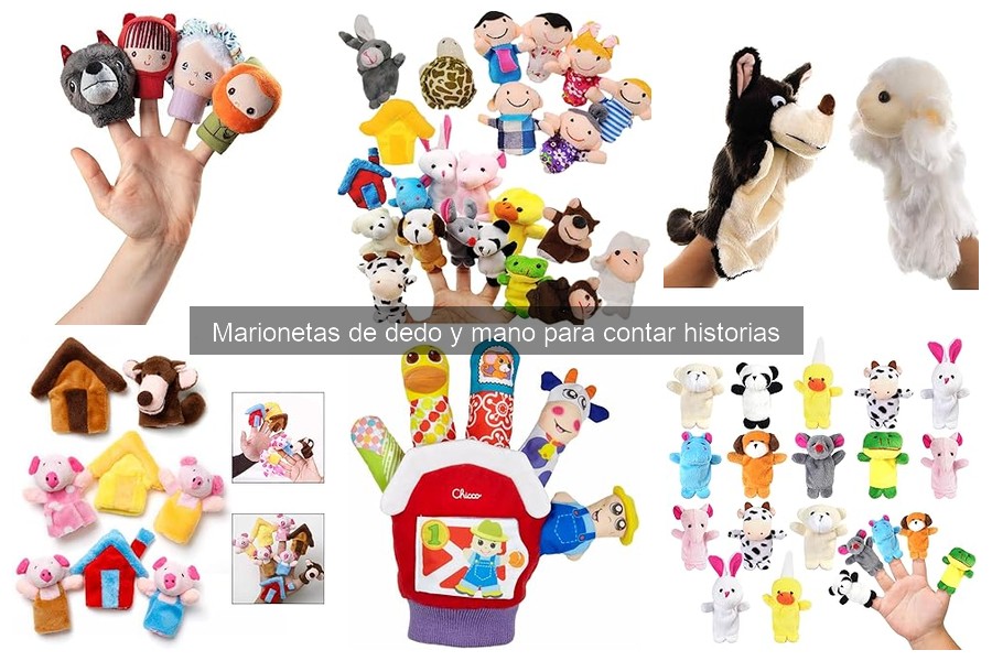 Mejores marionetas de dedo y mano para contar cuentos