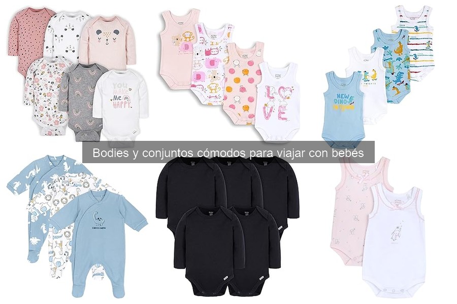 Mejores materiales para bodies de viaje con bebés