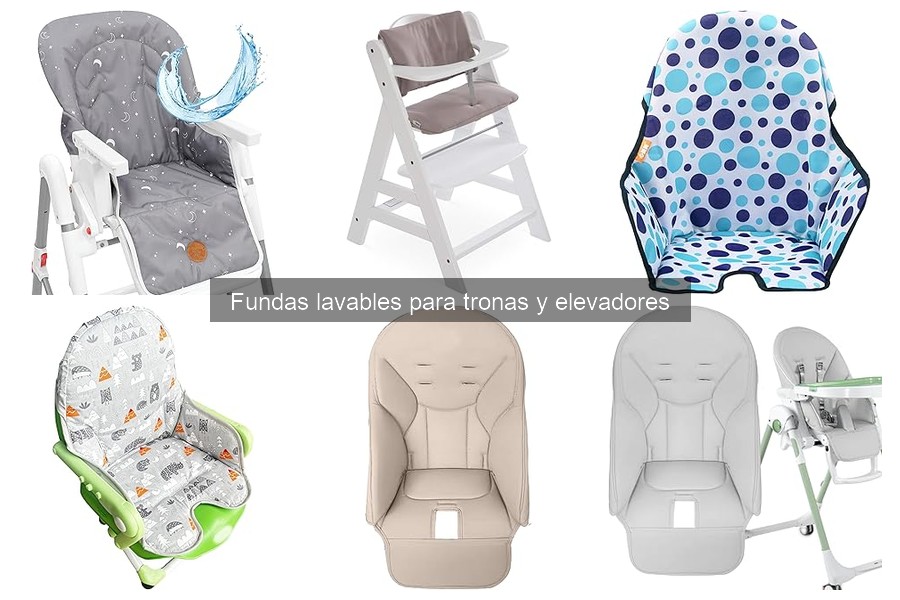 Mejores materiales para fundas lavables de tronas