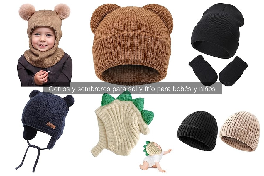 Mejores materiales para gorros de invierno para bebés