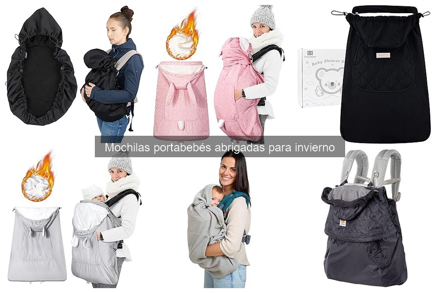 Mejores materiales para mochilas portabebés abrigadas en invierno