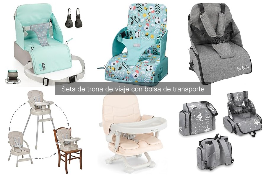 Mejores materiales para sets de trona de viaje