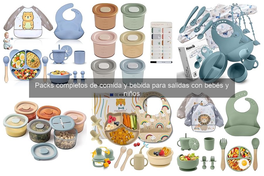 Mejores packs de comida y bebida para viajar con bebés