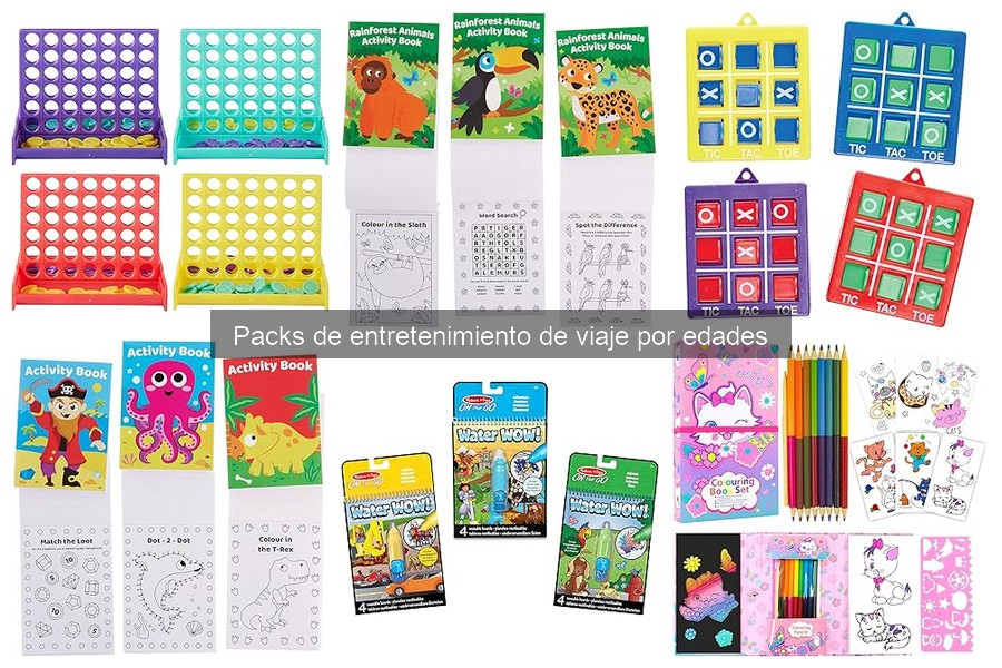 Mejores packs de entretenimiento para viajar con niños