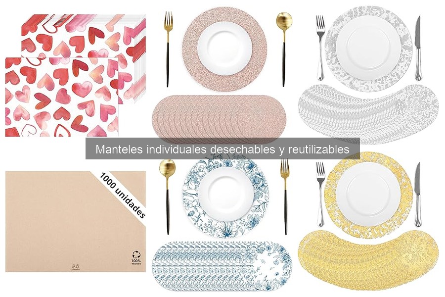Mejores precios y dónde comprar manteles individuales desechables