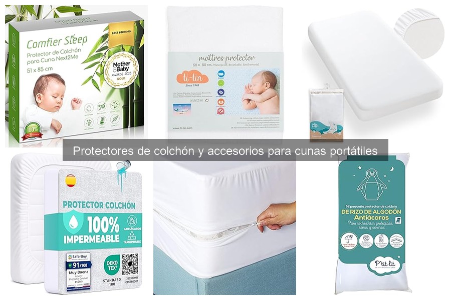Mejores protectores de colchón para cunas portátiles 2023