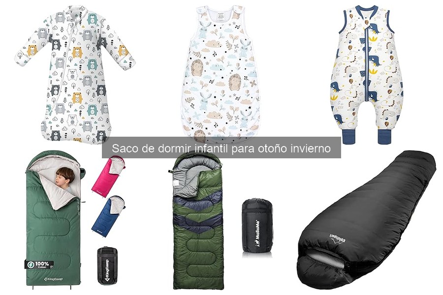 Mejores sacos de dormir infantiles para otoño e invierno