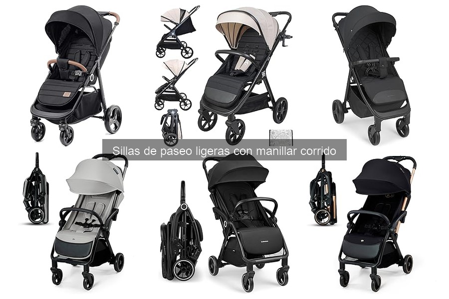 Mejores sillas de paseo ligeras con manillar corrido para viajar