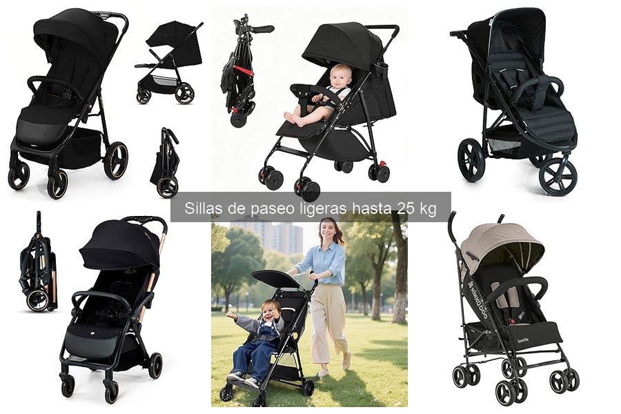 Mejores sillas de paseo ligeras para viajar y comparar