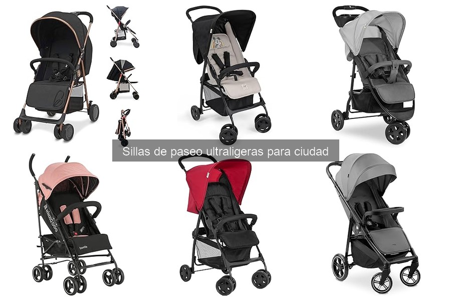 Mejores sillas de paseo ultraligeras para ciudad en 2023