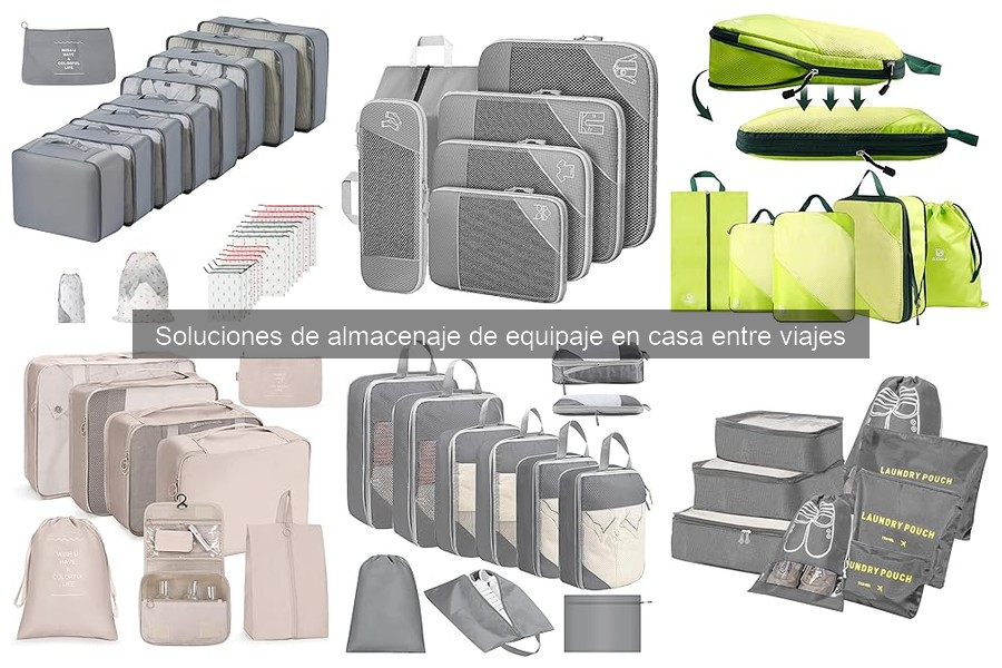 Mejores soluciones de almacenamiento de equipaje en casa