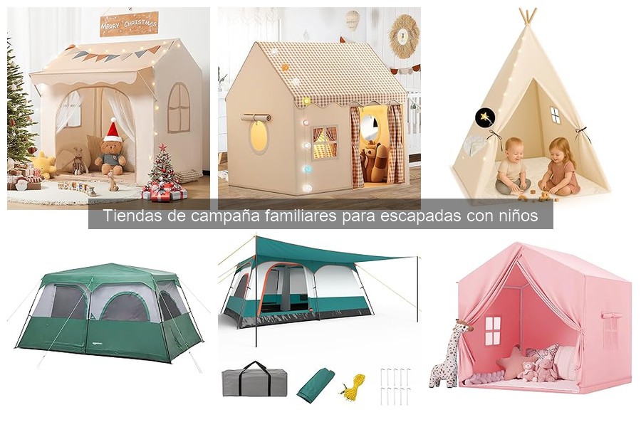 Mejores tiendas de campaña familiares para escapadas divertidas