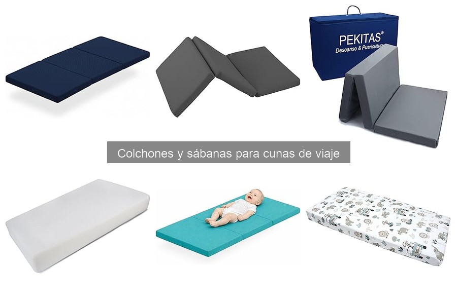Mejores tiendas para comprar colchones y sábanas de cuna de viaje