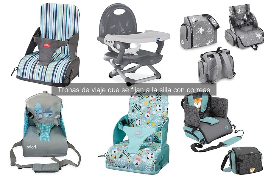 Mejores tronas de viaje con correas para bebés y niños