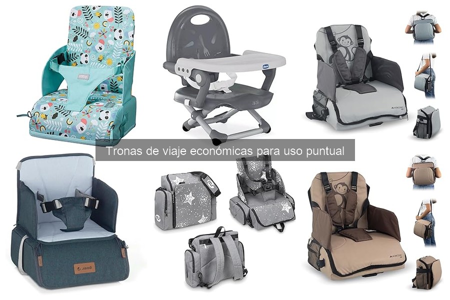 Mejores tronas de viaje económicas para viajar en coche