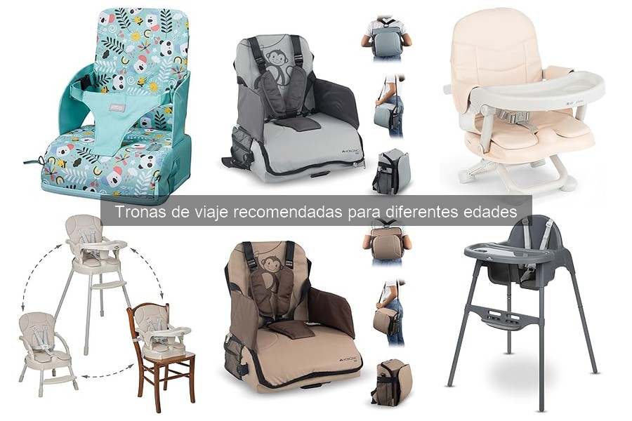 Mejores tronas de viaje: marcas y características comparadas