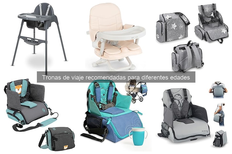 Mejores tronas de viaje para niños de 2 a 5 años