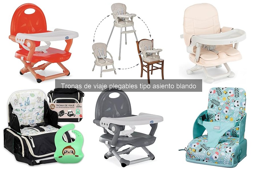 Mejores tronas de viaje plegables para familias con niños