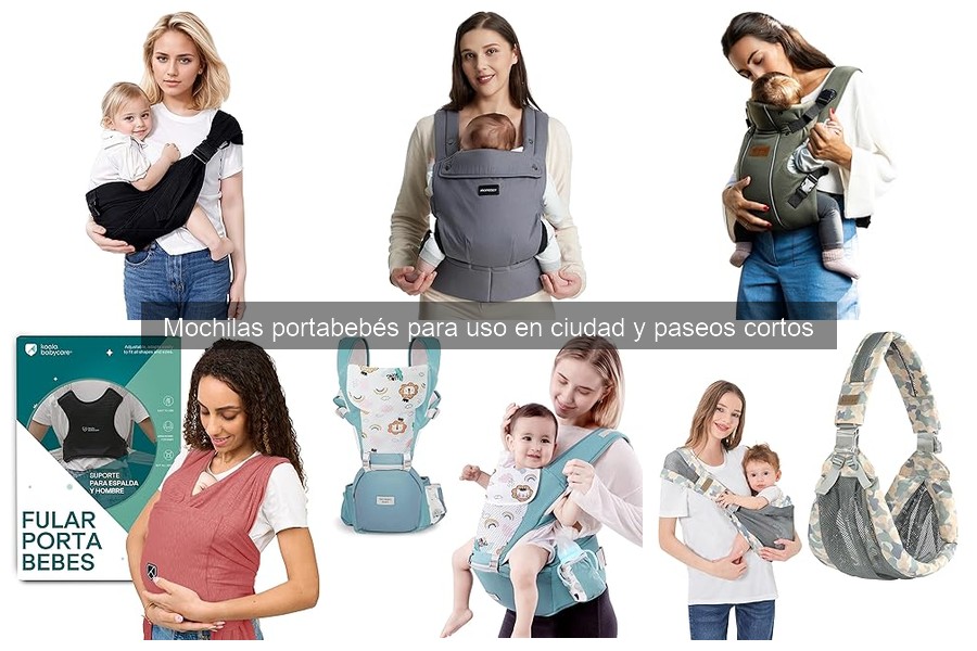 Mochilas portabebés ligeras y cómodas para uso diario