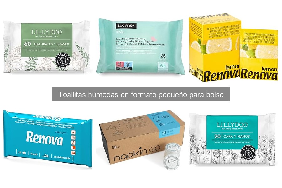 Ofertas y descuentos en toallitas húmedas para bolso